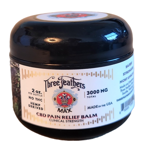 MAX BALM 3,000 mg PURE CBD - 2 oz.