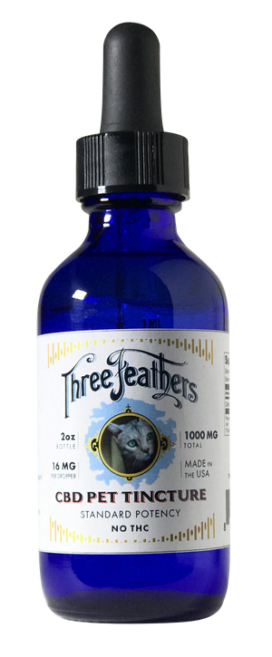 Pet Tincture 1,000 mg - THC FREE 2 oz