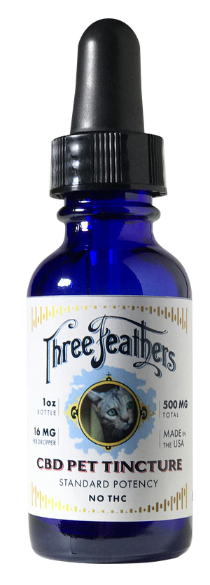 Pet Tincture 500 mg - THC FREE 1 oz